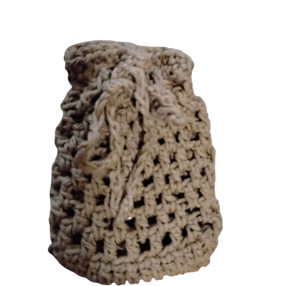 Crochet Soap Saver Handmade Hand Crafted Boho Stocking Stuffer Gifts Holiday - Picture 4 of 4